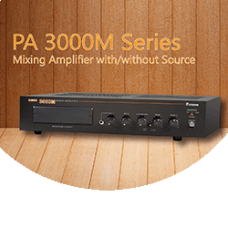 PA 3000M Series Mixing Amplifier with/without Source