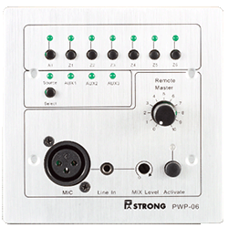 PWP-06 Six Zone Remote Control Panel