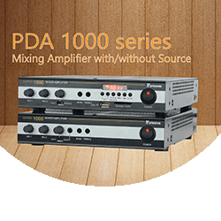 PDA 1000 Series Mixing Amplifier with / without Source