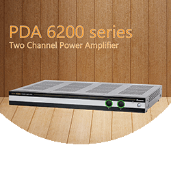 PDA 6200 Series Two Channel Power Amplifier