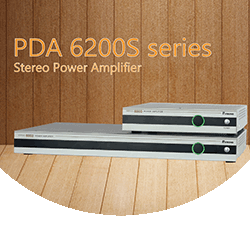 PDA 6200S Series Stereo Power Amplifier