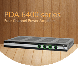 PDA 6400 Series Four Channel Power Amplifier
