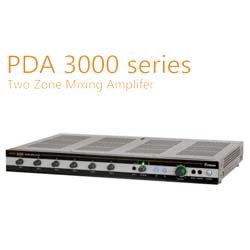 PDA 3000 Series Two Zone Mixing Amplifier