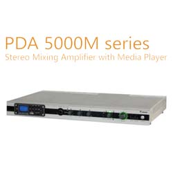 PDA 5000 Series Stereo Mixing Amplifier with Source & Bluetooth
